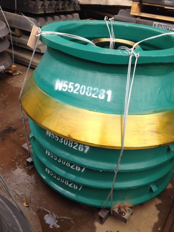 Metso HP300 Футерування чаші (Бронь) N55208281 та Футерування конуса (Бронь) N55308267