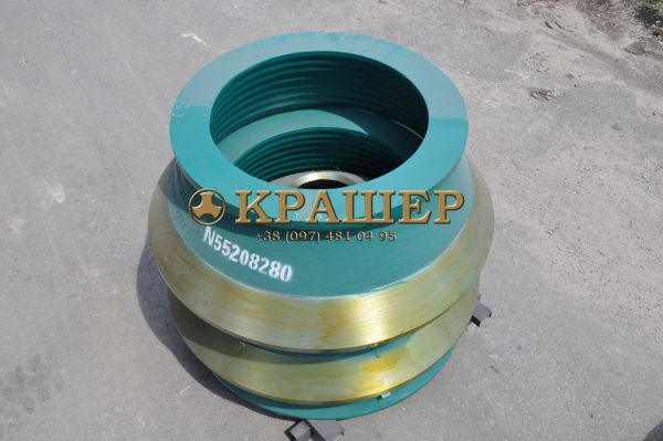 N55208280 Bowl liner Футерівка чаші Metso HP300