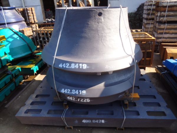Sandvik H4800 (CH440) Футерування конуса (Броня) 442.7225-02 та Футерівка чаші (Броня) 442.8419-02